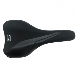 Saddle Selle Royal Mach 2 Black W/Black Steel Rail