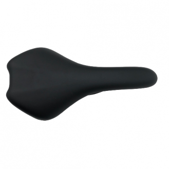 Saddle Black, Black Steel Rail W/O Clamp