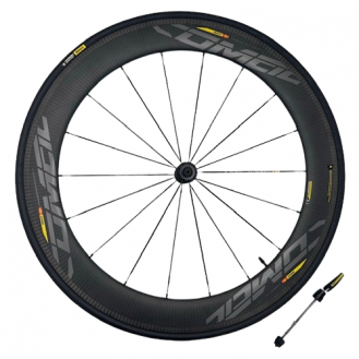 Front Wheel Mavic Cosmic Pro CF SL C 28" 9X100mm 25 W/ Tire