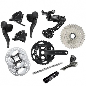 Groupset Shimano GRX610 2x11 30-46T 175mm