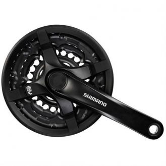 Crankset Shimano AFCTY501A244CLB 165mm 24-34-42T Black