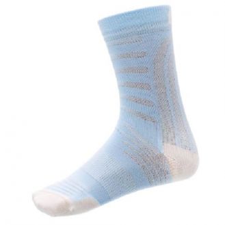 Cycling Socks Megmeister Light Blue 35-38