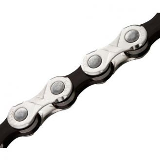 Chain KMC e10s 124 Links 10 Speed Silver Black