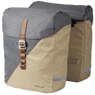Bag Double Racktime Heda 2.0 32x36x14cm 12L (2x) 800g Sand/G
