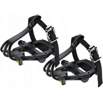 Pedal XLC Road PD-R01 One Sided Black W/ Hooks and Straps