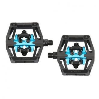 Pedal Xpedo Clipless GFX Neo Black/Blue 9/16" Double Sided X