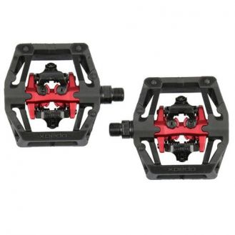Pedal Xpedo Clipless GFX Neo Black/Red 9/16" Double Sided XP