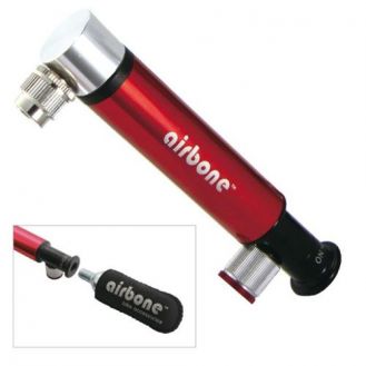Pump Mini Airbone ZT-724 Dual Co² AV 130mm Red W/ Holder