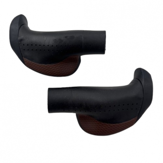 Grip Sportourer Jammy Gel Brown Bar End Black