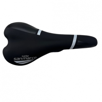 Saddle San Marco Monza Start Up Narrow C/Steel Black