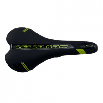 Saddle San Marco Monza Start Up Wide C/Steel Black