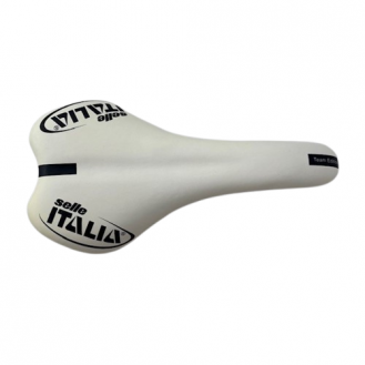 Saddle Selle Italia Q-BIK Team Edition White-Black FEC