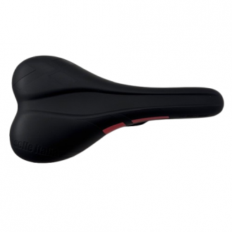 Saddle Selle Italia X-BASE Restyled Black-Red FEC