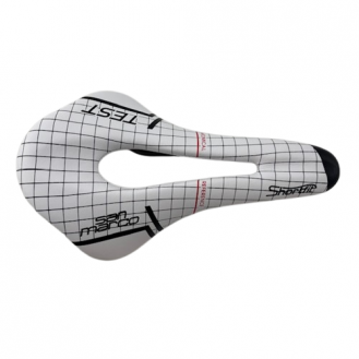 Saddle San Marco Shortfit Wide Open Racing Xsilite White