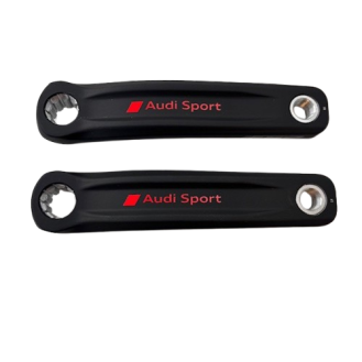 Crankset FSA CK-320 ISIS 155mm Alloy Black (Audi Sport Logo)