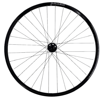 Front Wheel A:Light 28" E25 32H 12x110 6-Bolt Alloy Black