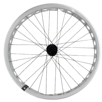 Front Wheel Gipiemme 26" Fat 32H 6-Bolt 15x150mm Alloy White