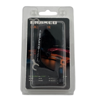 Discbrake Adapter Brakco Flat-Postmount 160mm Black