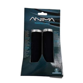 Grips End Anima Anodized 130mm Black/Silver