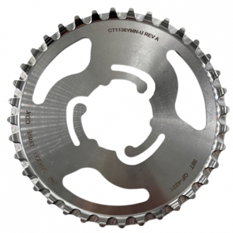 Sprocket Gates CDX CT1136YMN 36T Nexus 5 Silver