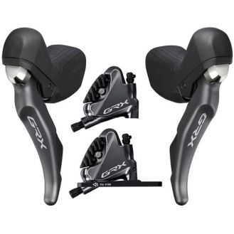 Discbrake Set Shimano RX8102 GRX 1000/1700mm LR/RF Black