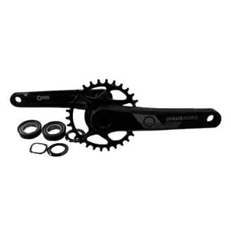 Crankset Praxis Cadet 30T 10/11s 175mm Steel Ring Black