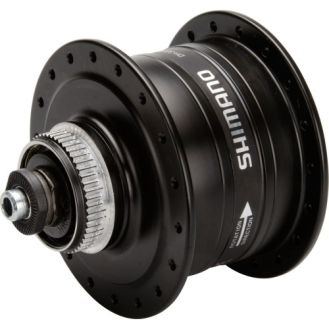 Dynamo Hub Shimano ADH3D37BAL CL 32H Black W/O QR & Plug