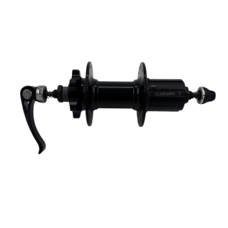 Rear Hub M24R32-14G 32H QR 6-Bolt Loose Ball Black