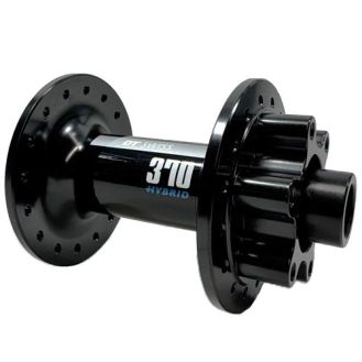 Front Hub DT Swiss H370 Hybrid 32H 6-Bolt 15x100 Black