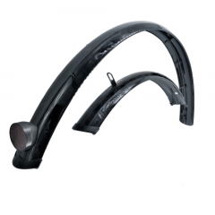 Mudguard Set Stronglight 26" plastic Black (with fitting)