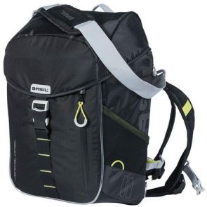 Bag Basil Miles Daypack Nordlicht Black Lime 17L