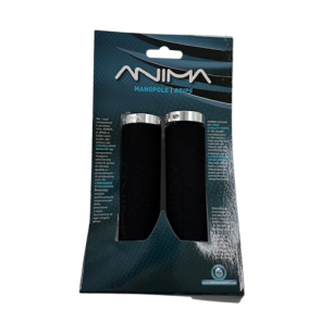 Grips End  Anima Anodized 130mm Black/Silver