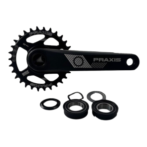 Crankset Praxis Cadet DM M24 12s 30T 165mm Black